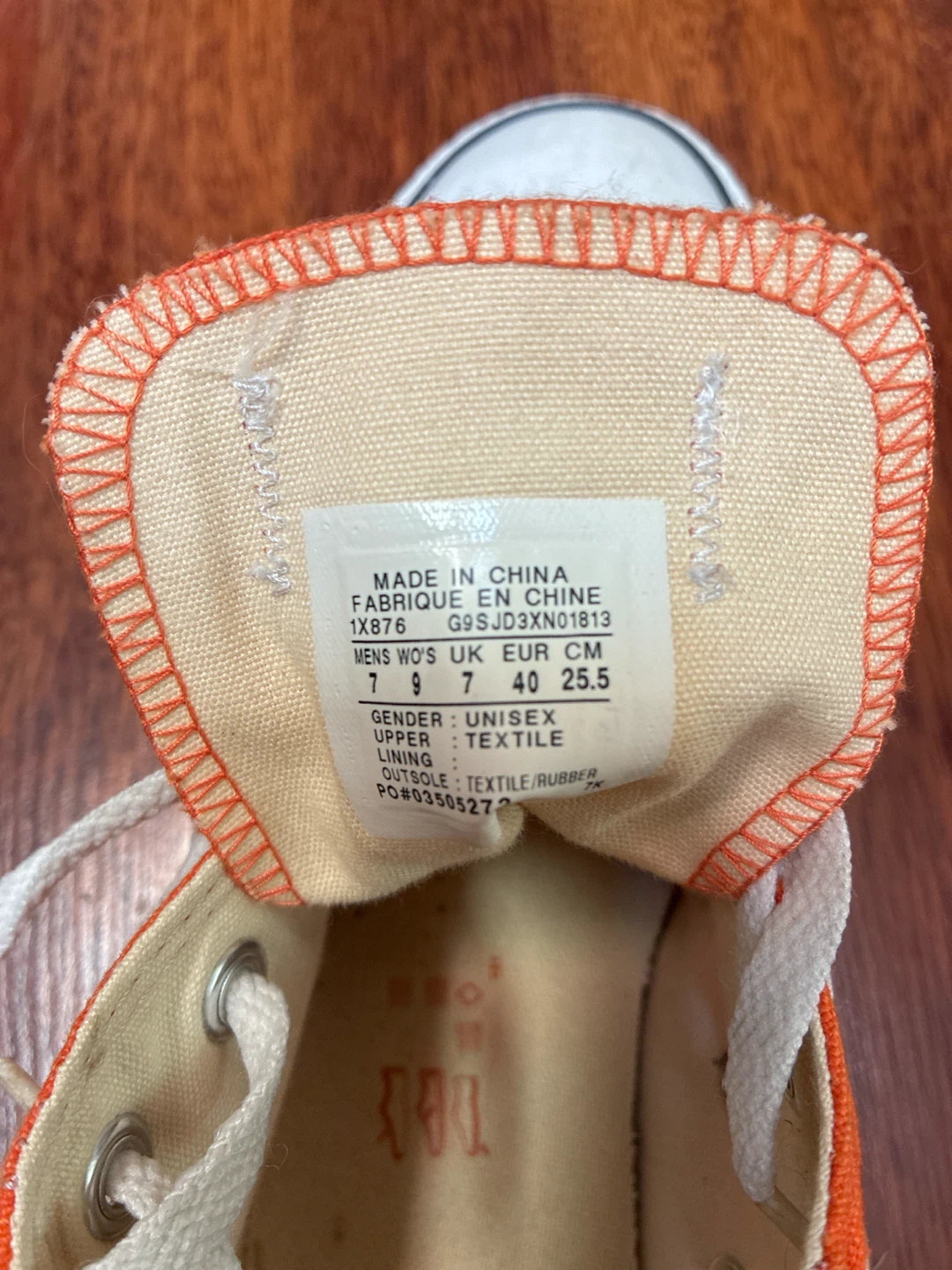 Converse All Star Orange Low Top Sneakers - photo 3