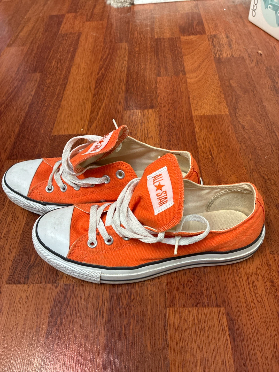 Converse All Star Orange Low Top Sneakers - photo 4