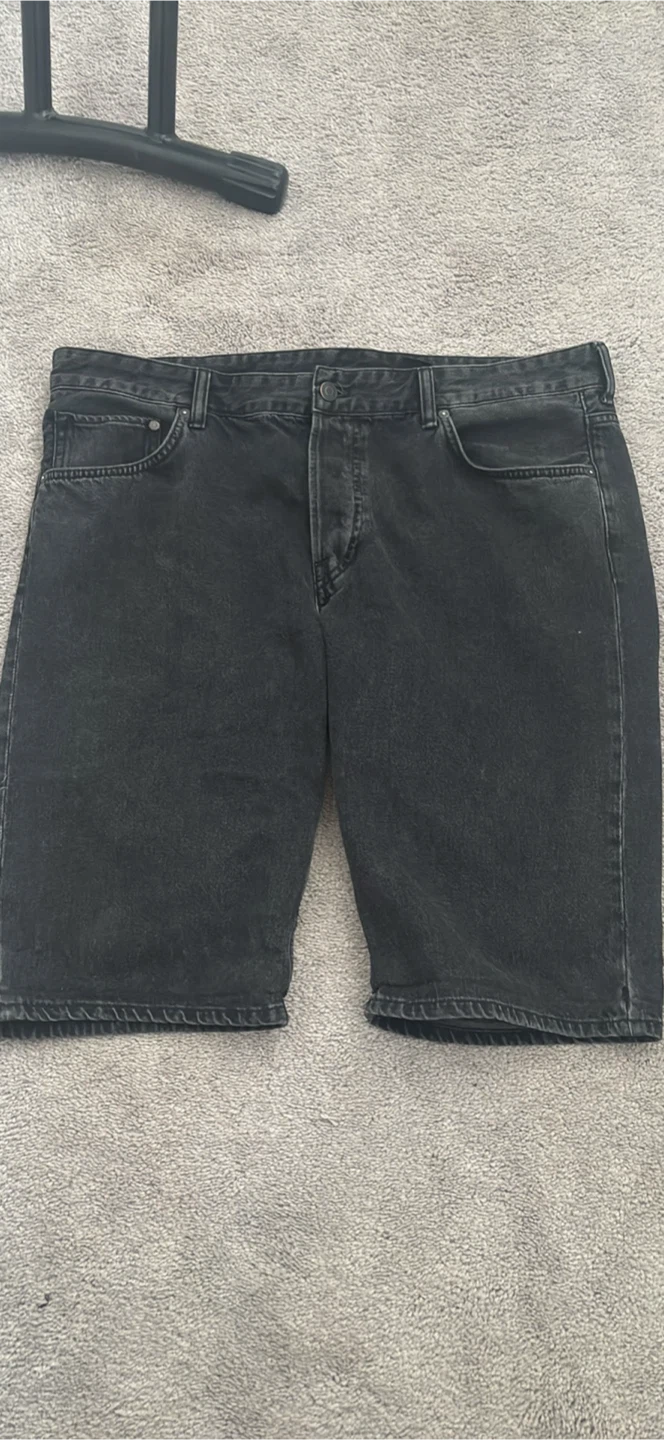 Black Denim Shorts - photo 2