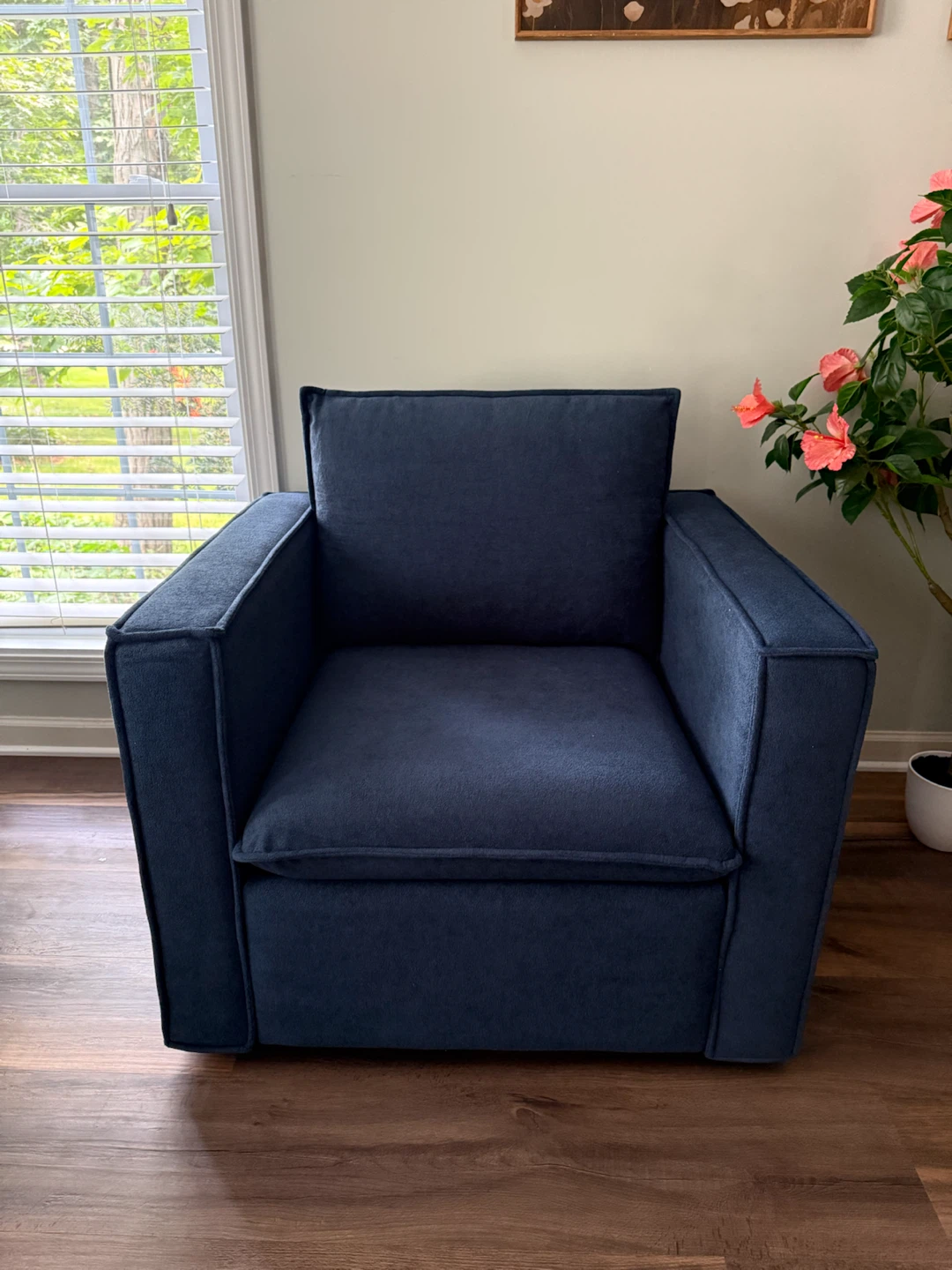 Blue Accent Chair