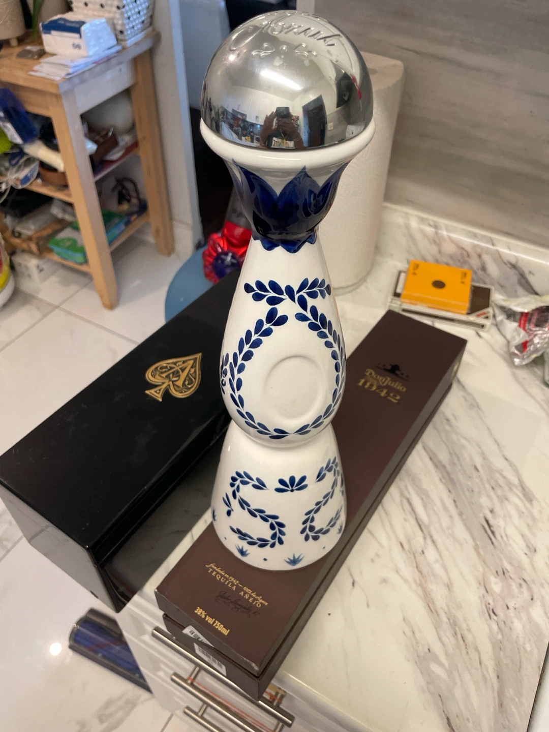 Don Julio 1942 Tequila Añejo, Azul , ace of spades