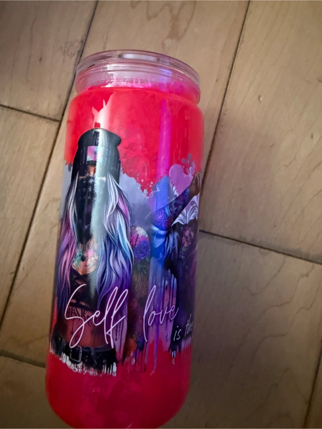 Decorative cup - "Self Love is the New Relationship"