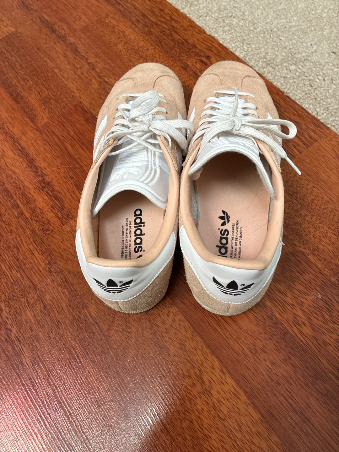 Adidas Gazelle Peach Suede Sneakers - photo 3