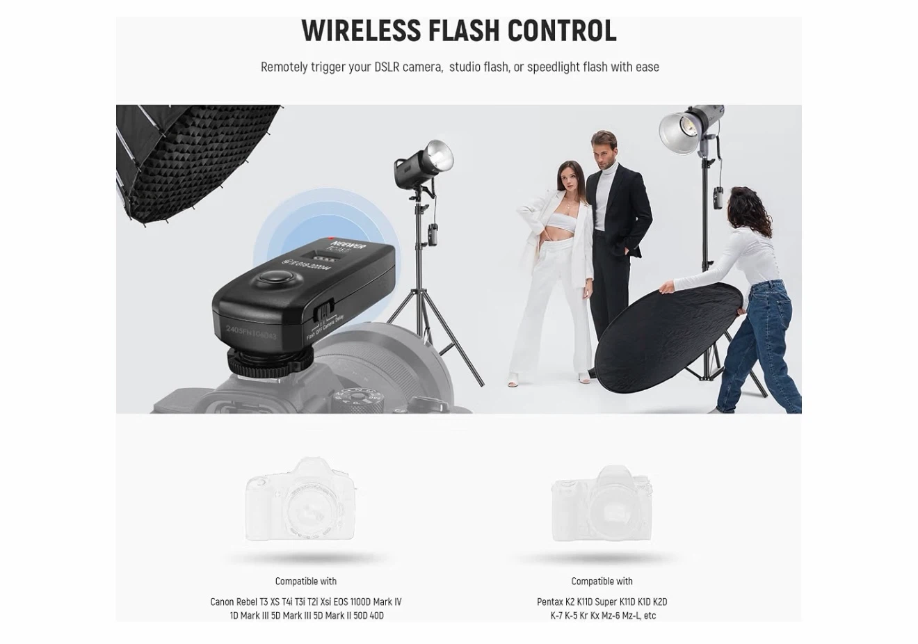 Neewer FC-16 2.4G Wireless Flash Trigger Kit - photo 4