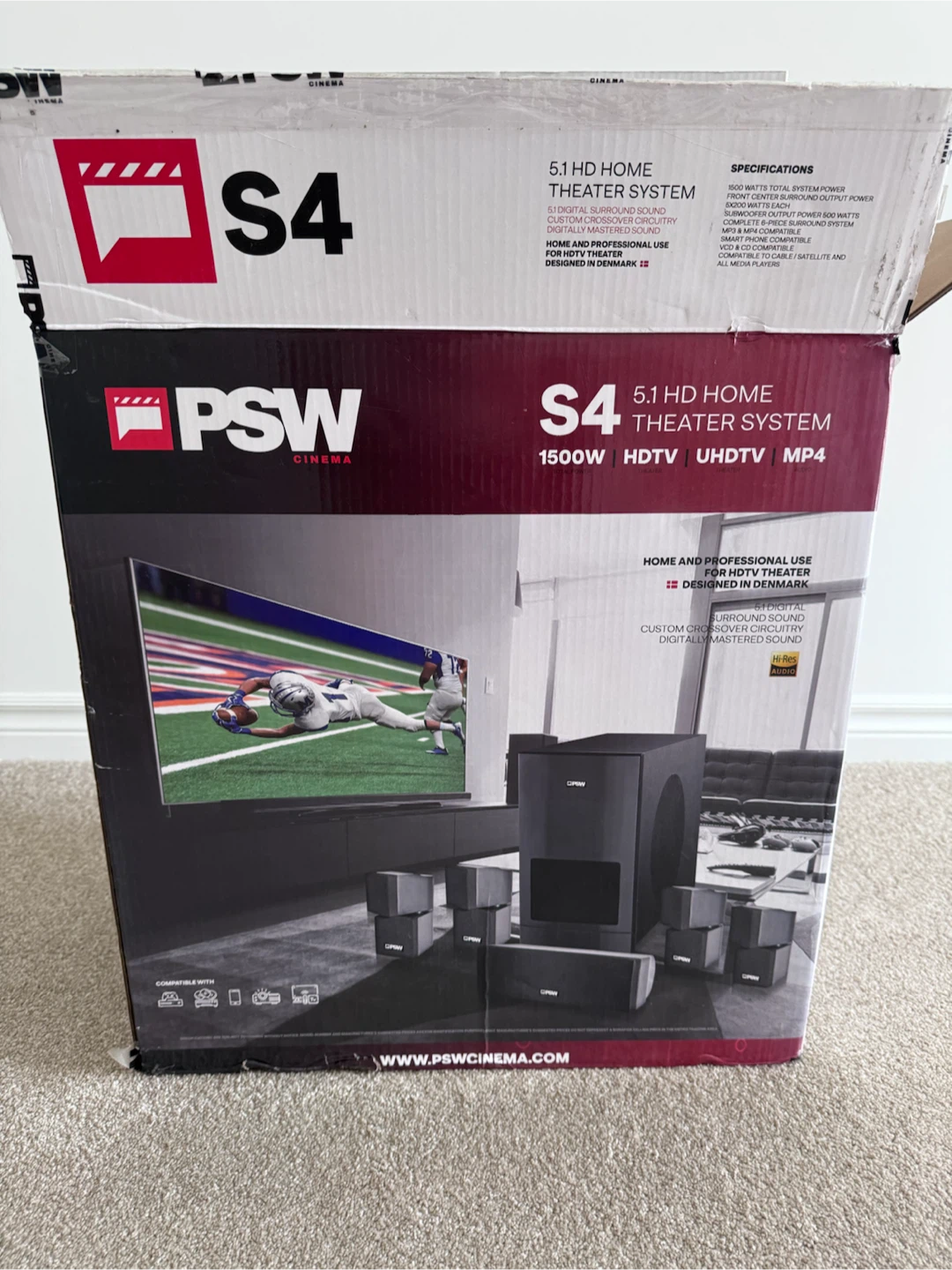 PSW S4 5.1 HD Home Theater System