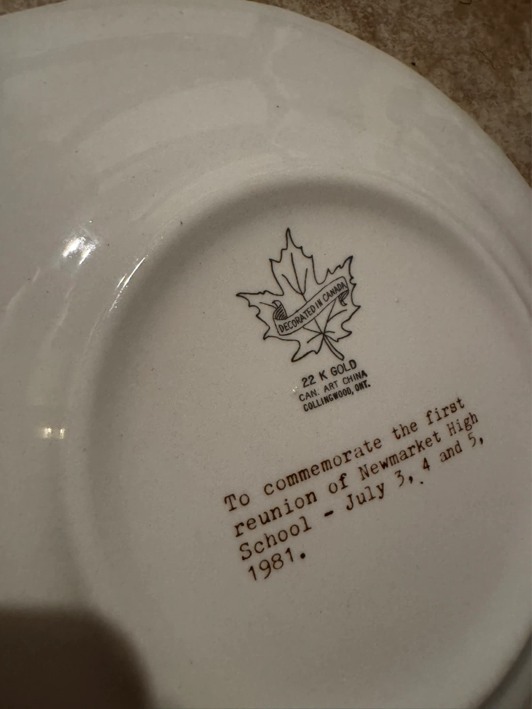 vintage plate - photo 2