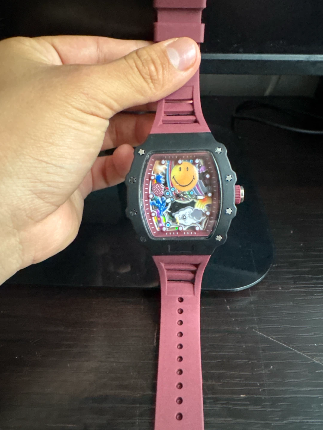 Watch with Smiley Face Dial - photo 3
