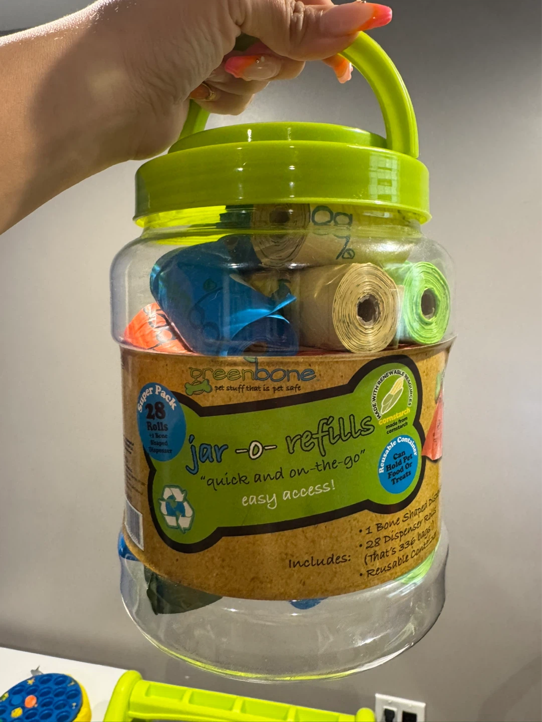 28 Count Dog Poop Bag Rolls and dispenser - photo 2