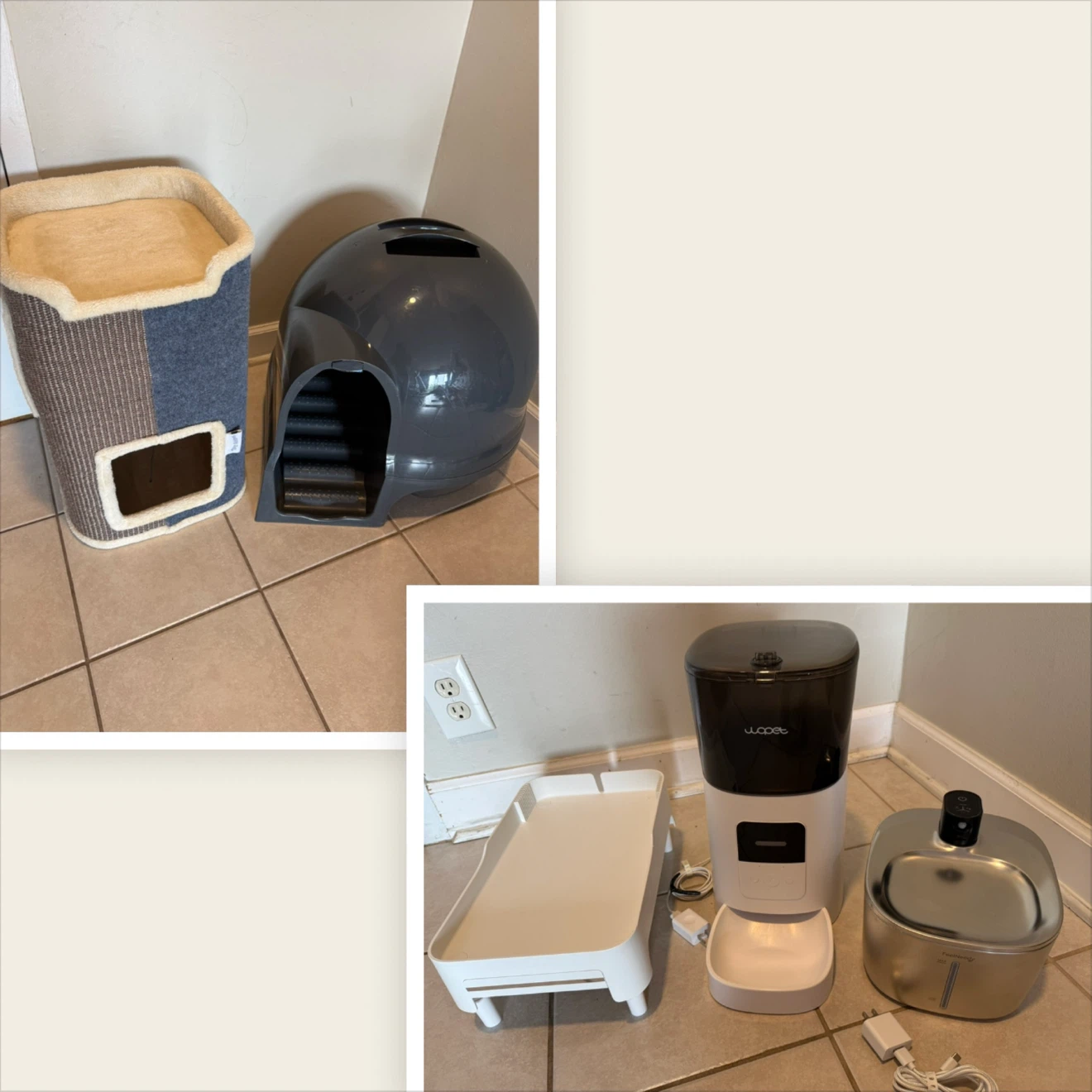 Cat Condo and Accessories Bundle