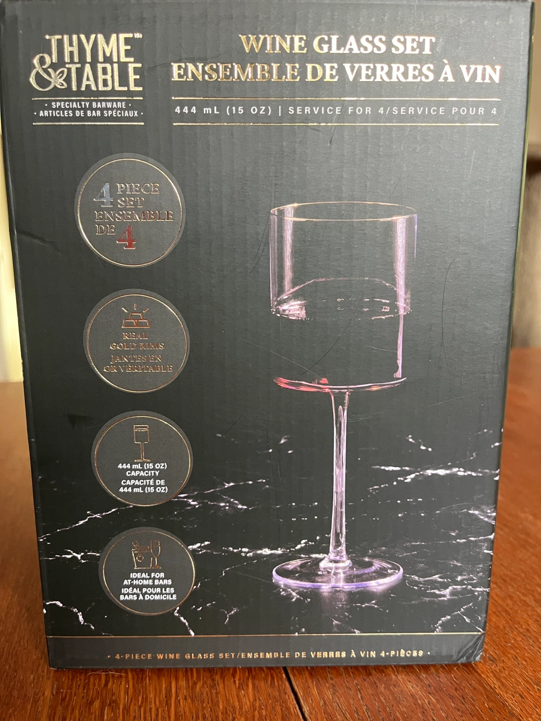 Thyme & Table Wine Glass Set - 4 Piece - photo 2