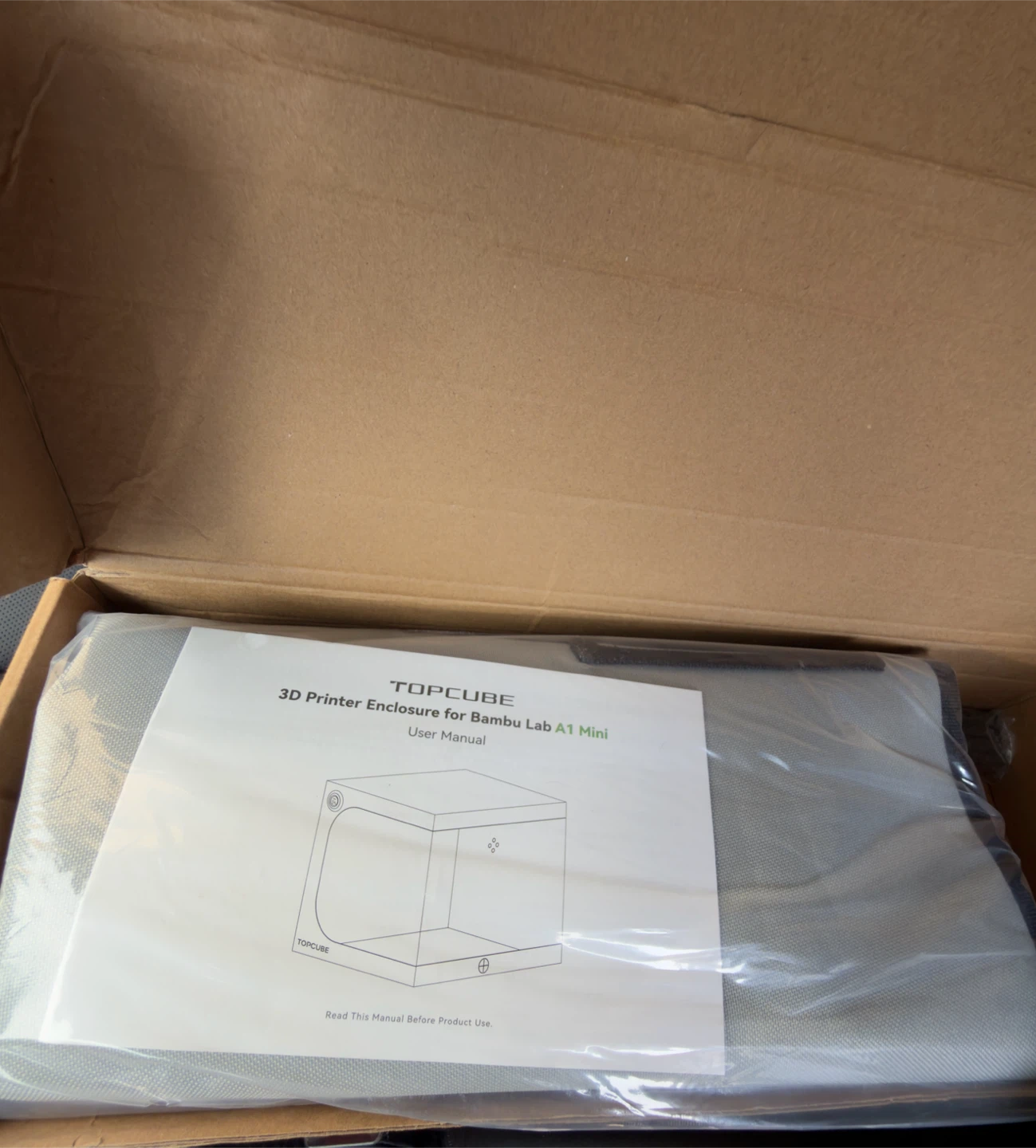 TOPCUBE 3D Printer Enclosure for Bambu Lab A1 Mini - photo 2
