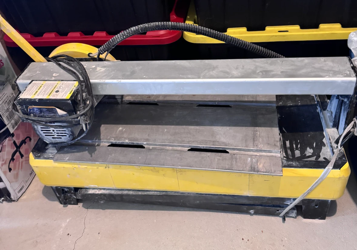Used Wet Saw for Tiles