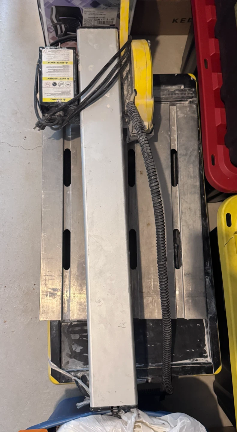 Used Wet Saw for Tiles - photo 2