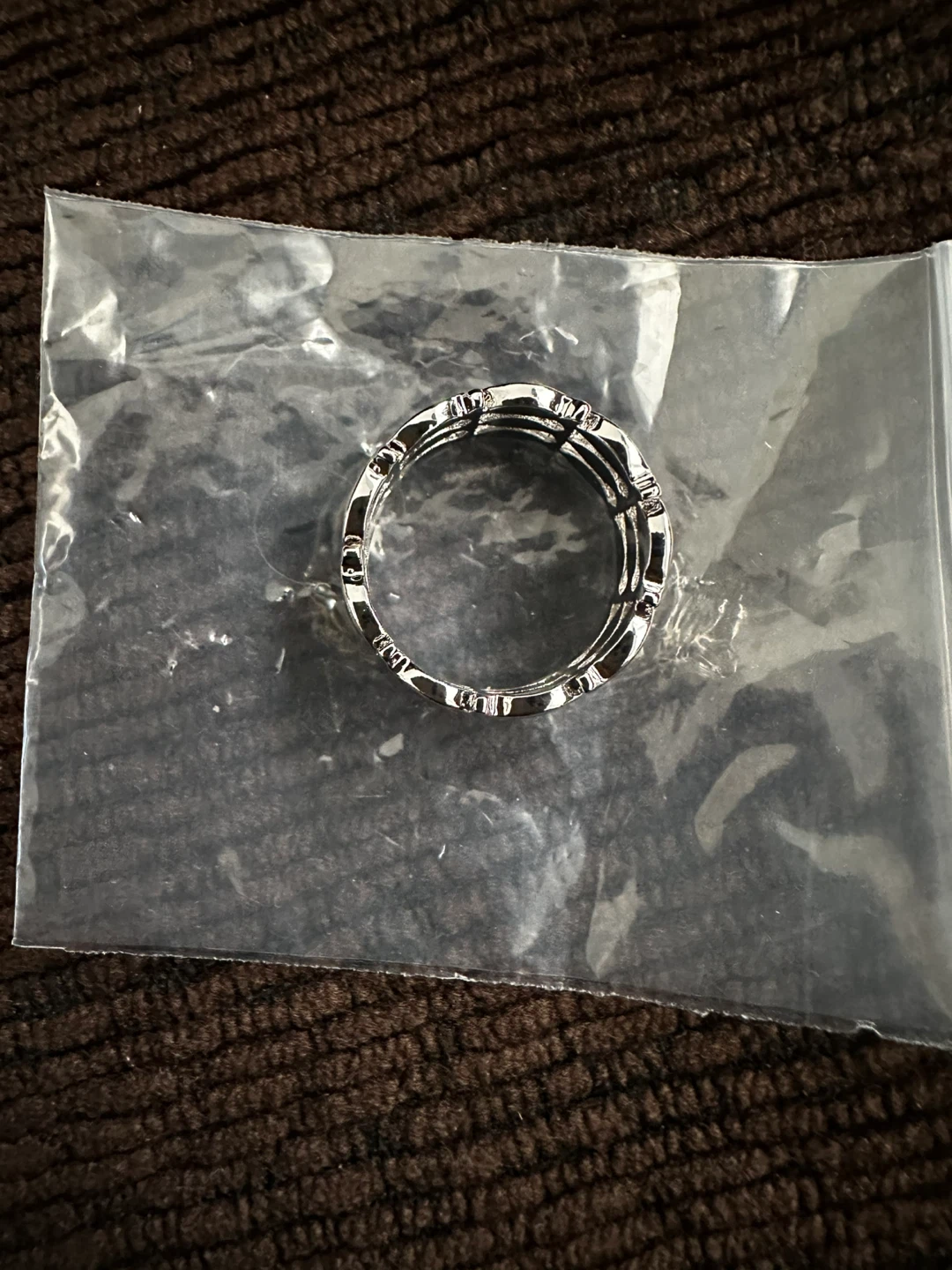 Silver Ring with Gold Fish Design - photo 2