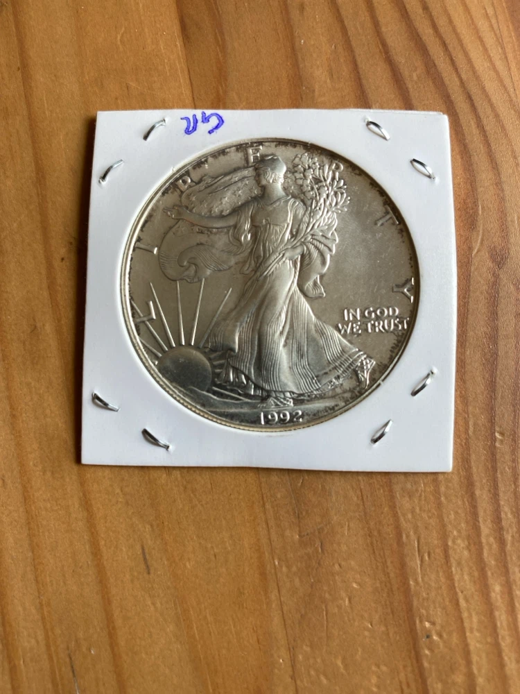 1992 American Silver Eagle One Dollar Coin