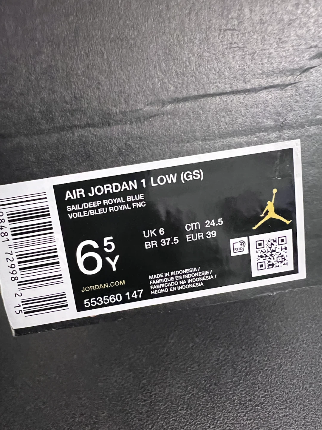 🔥 NEW Jordan 1 Low – Sail / Deep Royal Blue / Stadium Green 🔥 - photo 3