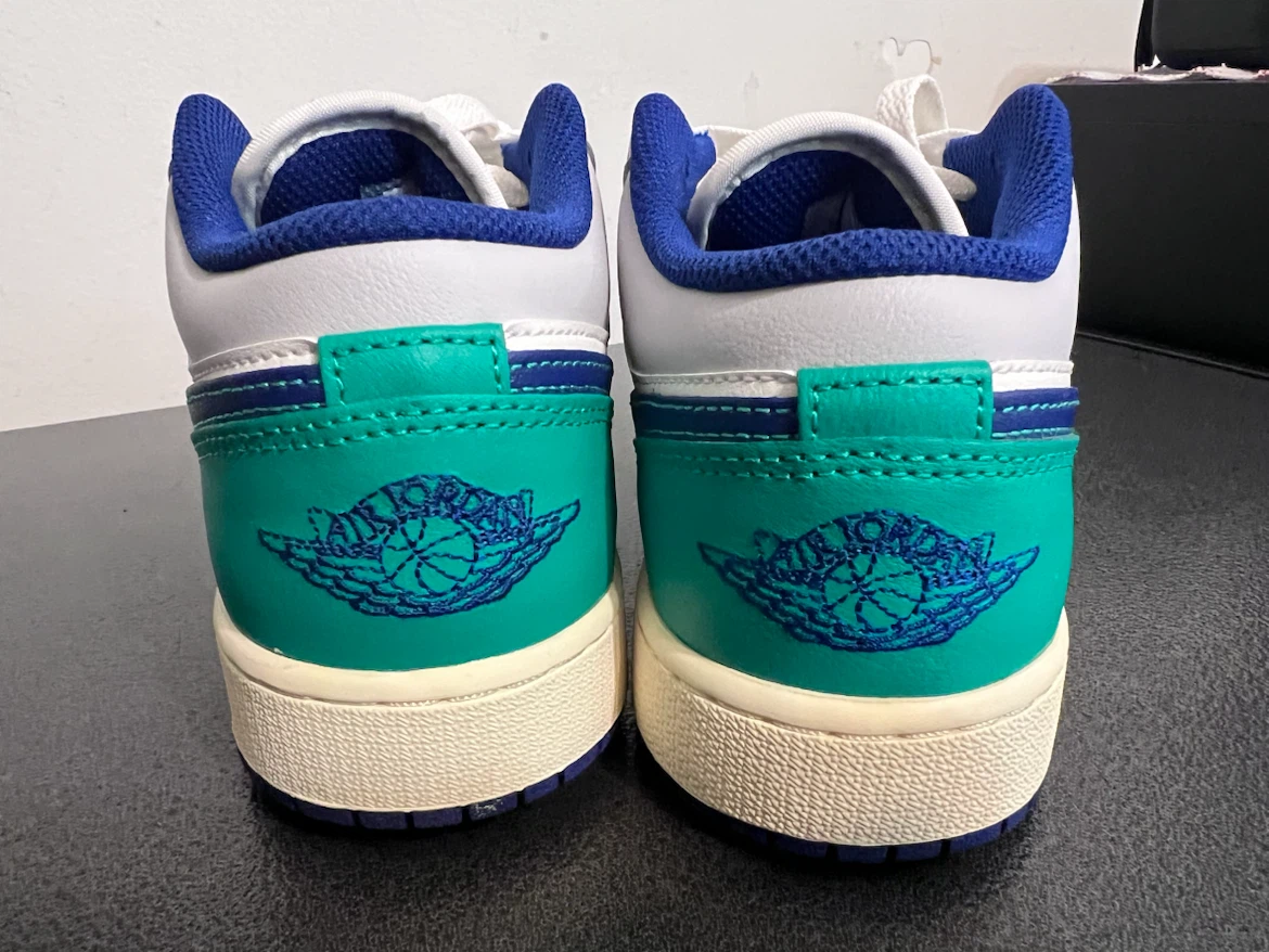 🔥 NEW Jordan 1 Low – Sail / Deep Royal Blue / Stadium Green 🔥 - photo 5