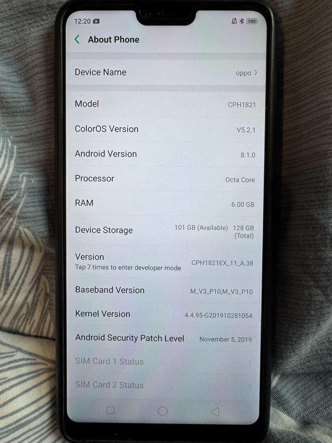 OPPO CPH1821 Smartphone - photo 3