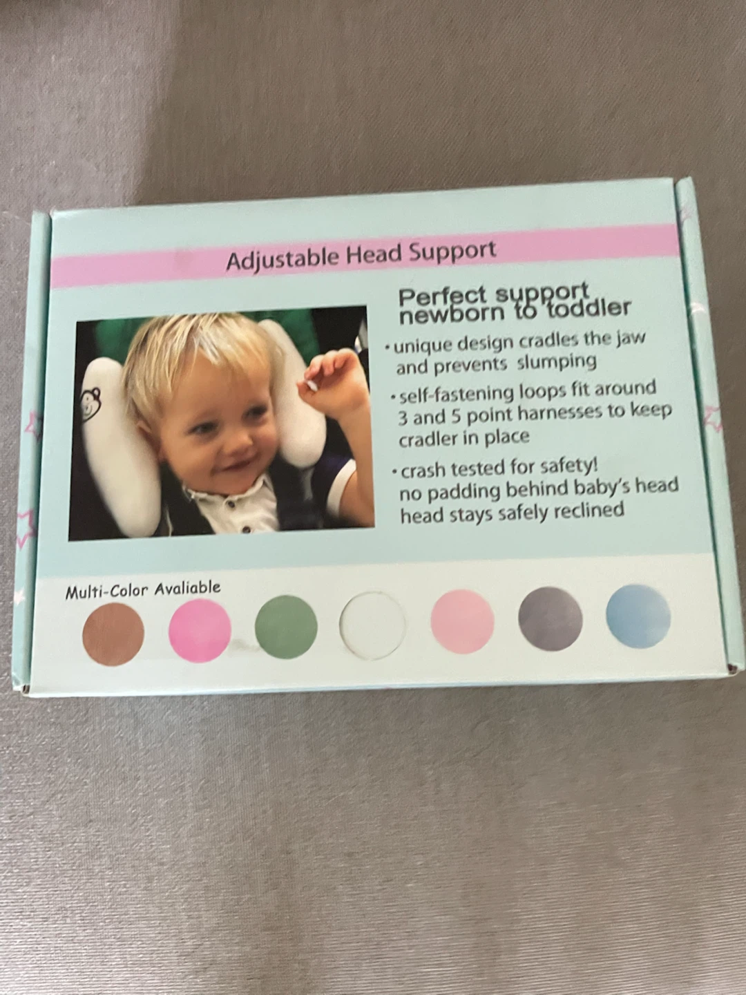 Adjustable Head Support for Newborn to Toddler - photo 2