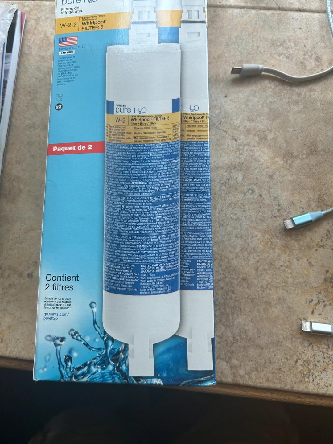 Free whirlpool filter, W2