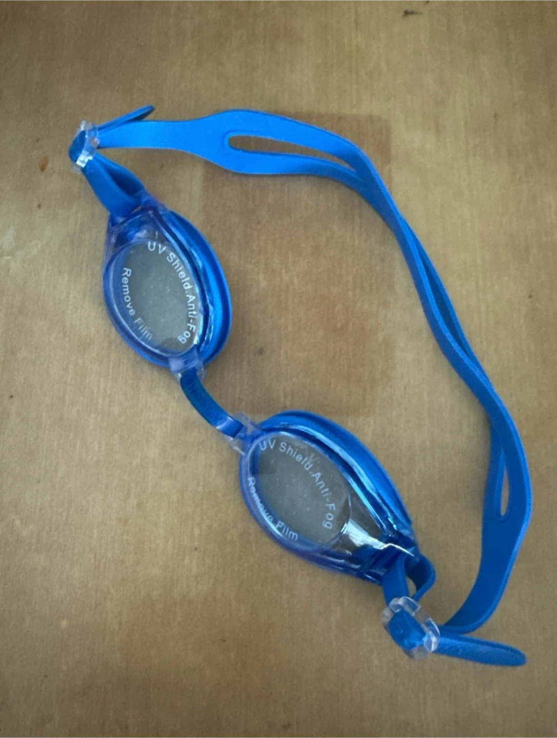 Blue UV Shield Anti-Fog Swim Goggles