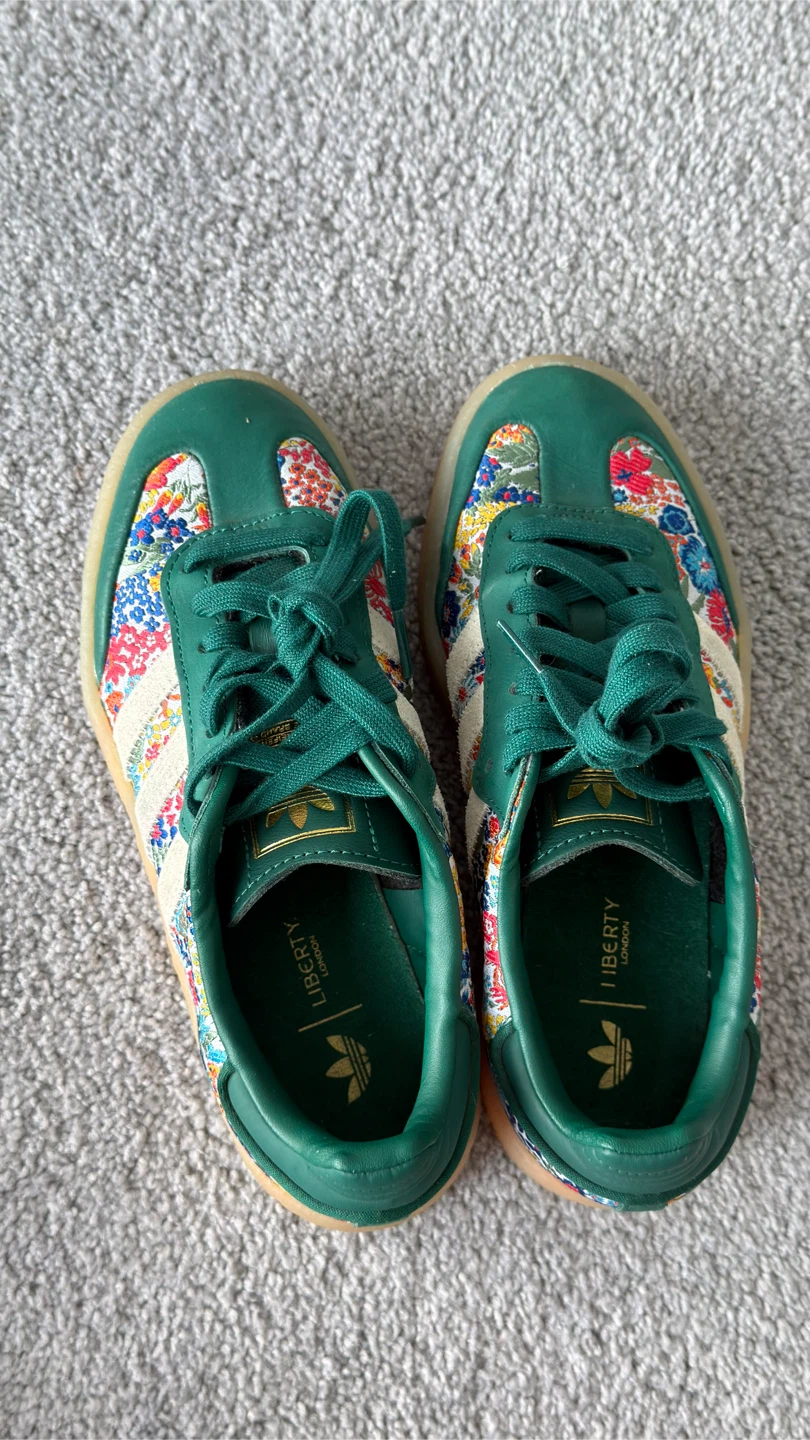 Adidas Samba Floral Platform Sneakers