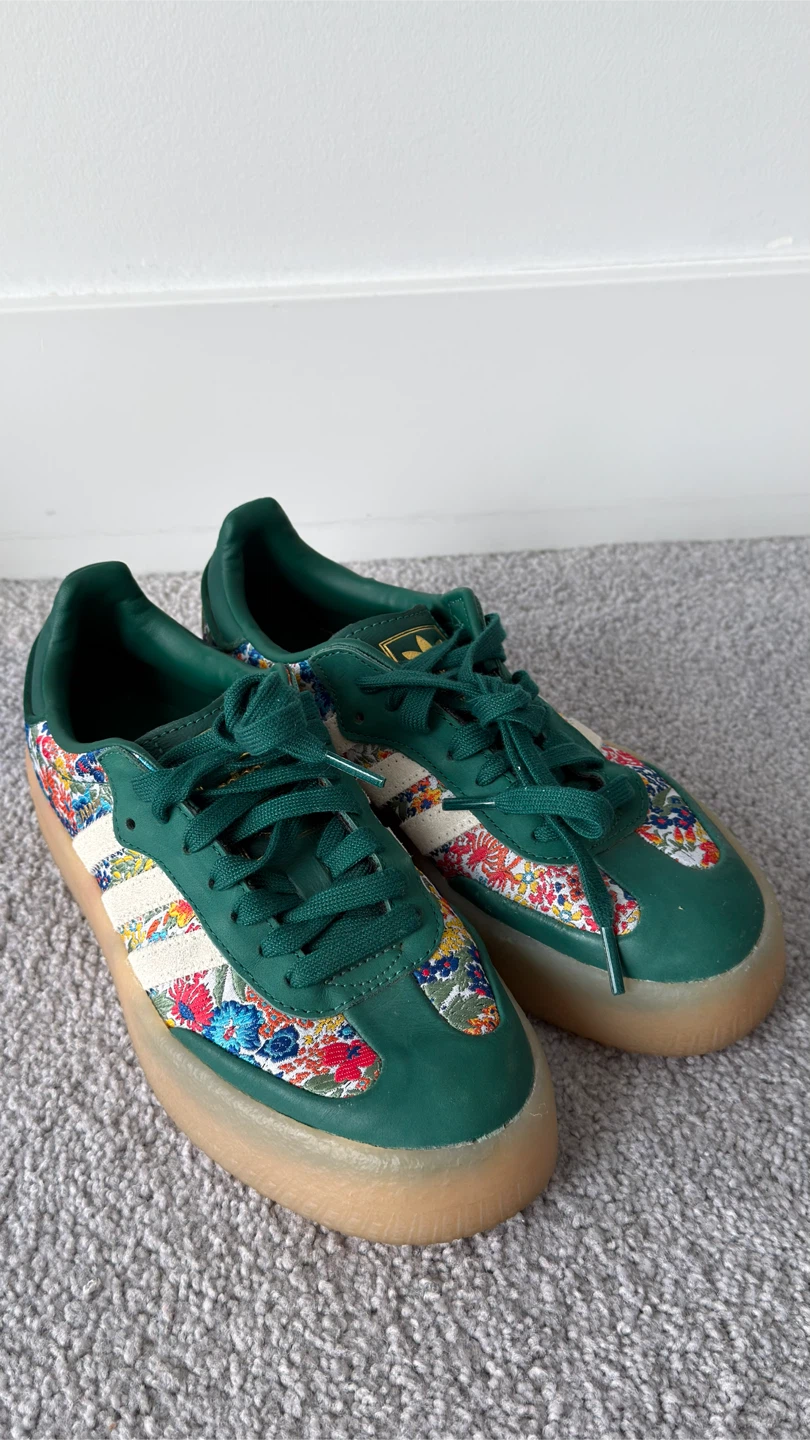 Adidas Samba Floral Platform Sneakers - photo 3