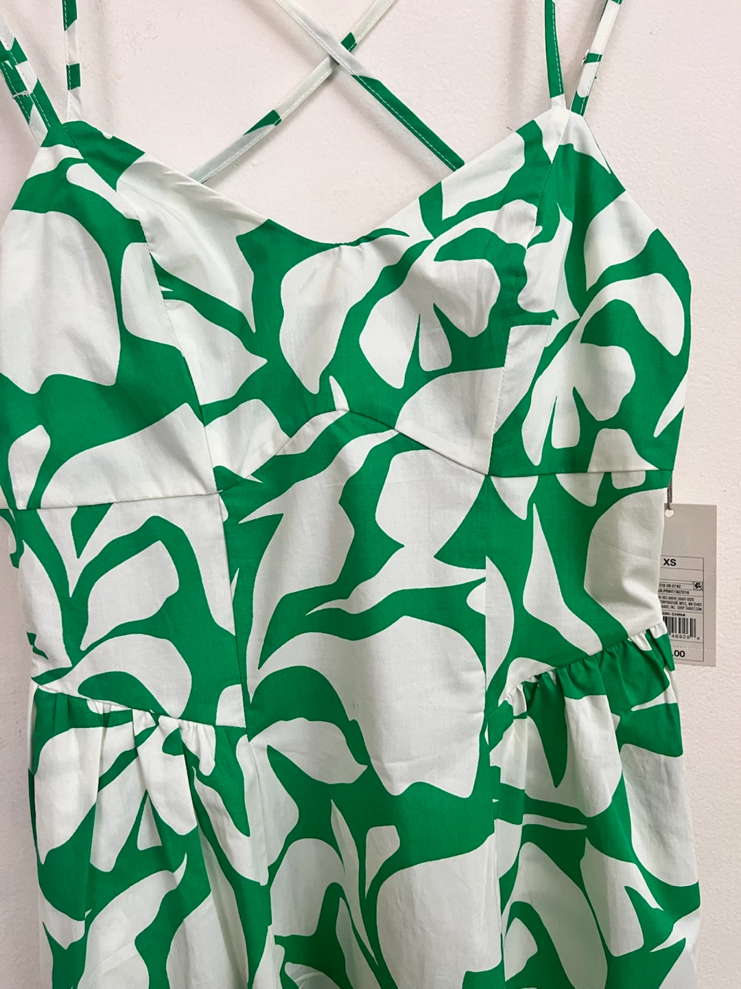 A New Day Green and White Floral Print Sundress - photo 2