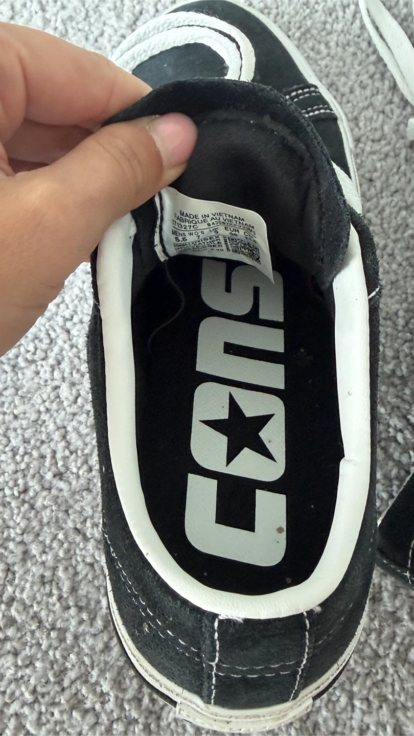 Converse One Star black suede sneakers - photo 5