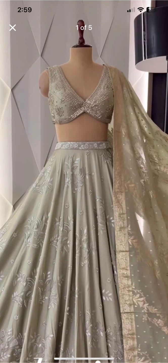 Embroidered Lehenga Choli Set