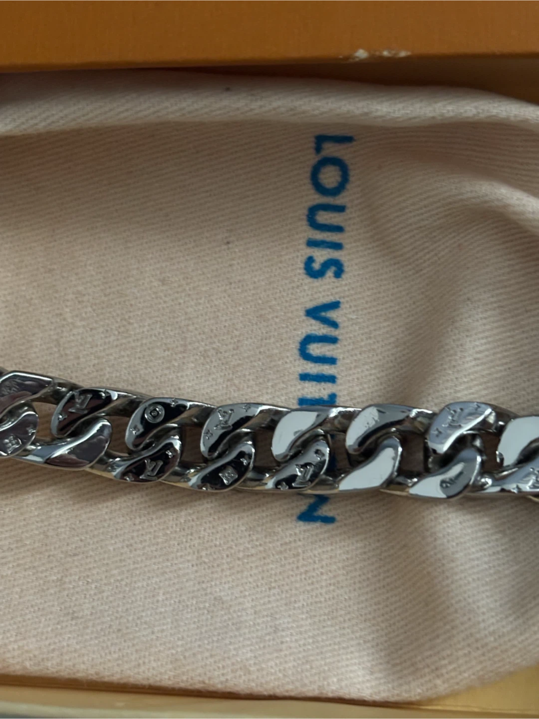 Louis Vuitton Silver Chain Bracelet - photo 2