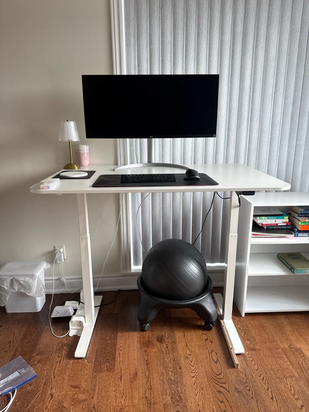 White Electric Standing Desk - photo 2