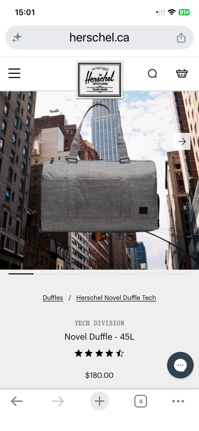 Herschel DUFFLE