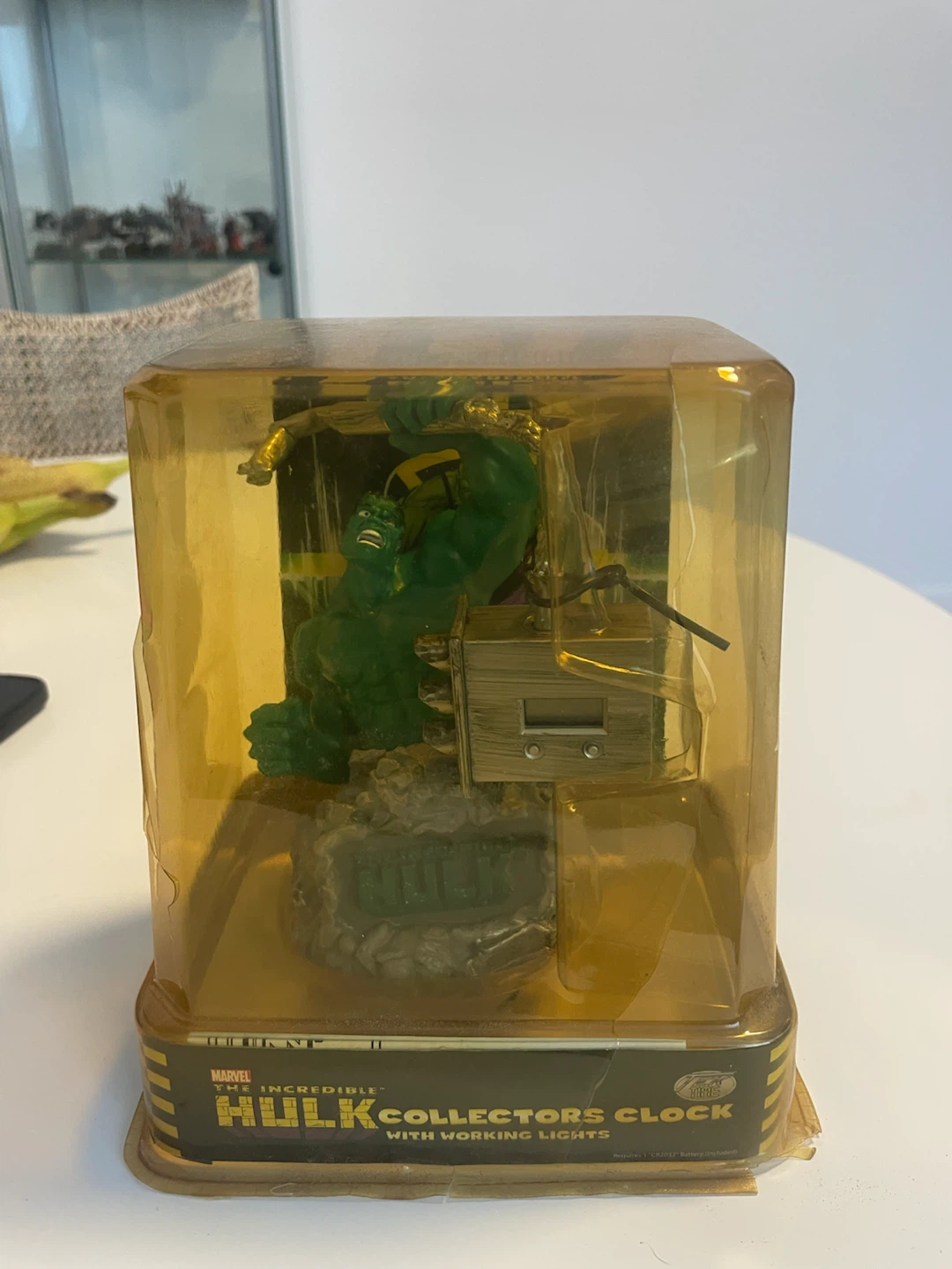 The Incredible Hulk Collectors Clock with Working Lights