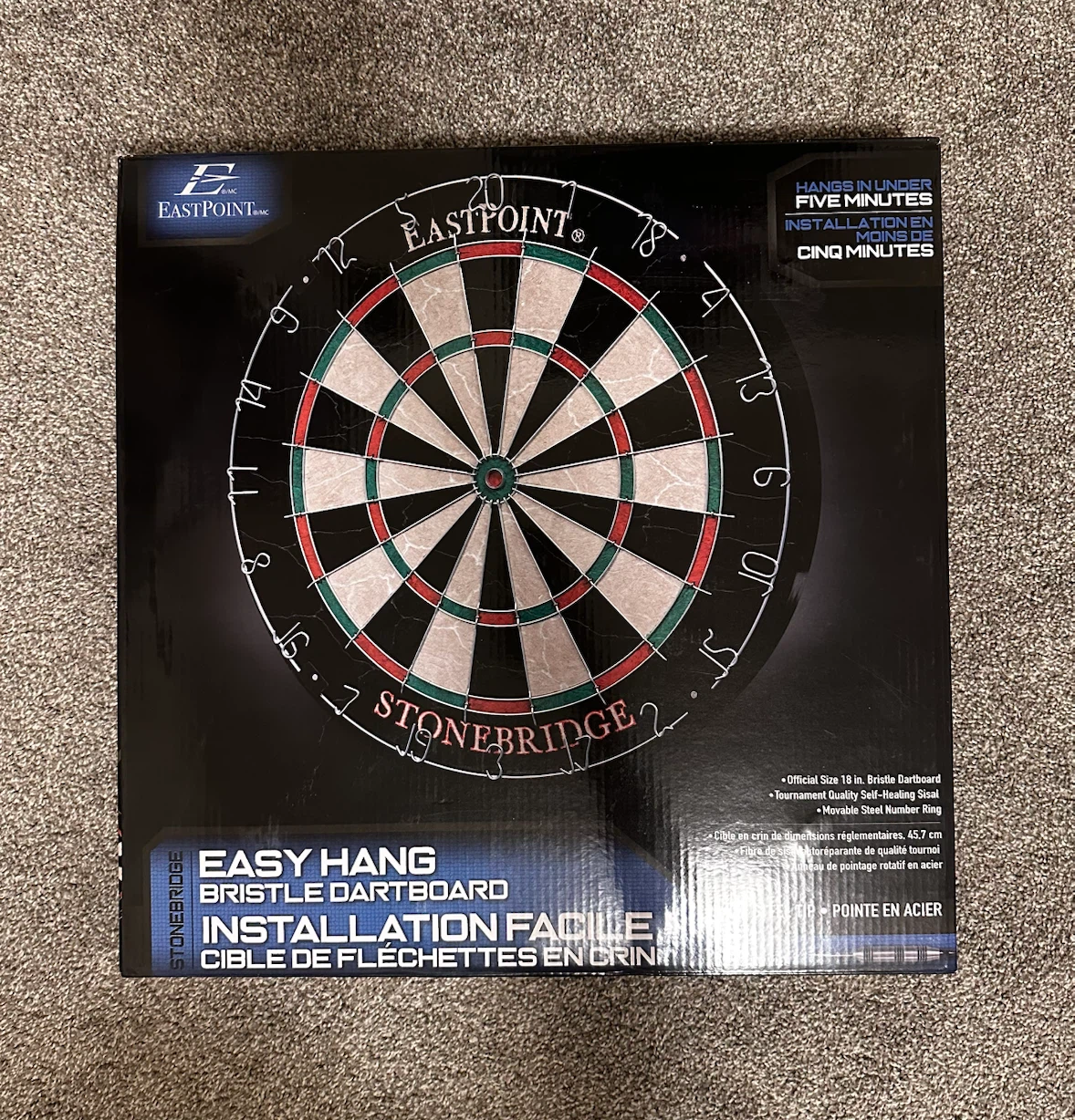 Brand New Eastpoint Stonebridge Dartboard