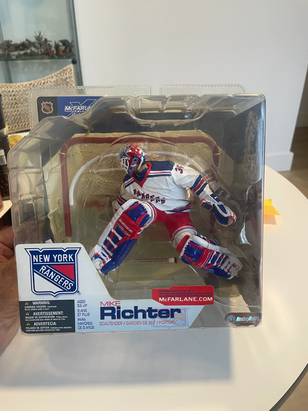 McFarlane NHL Mike Richter New York Rangers Goalie Action Figure