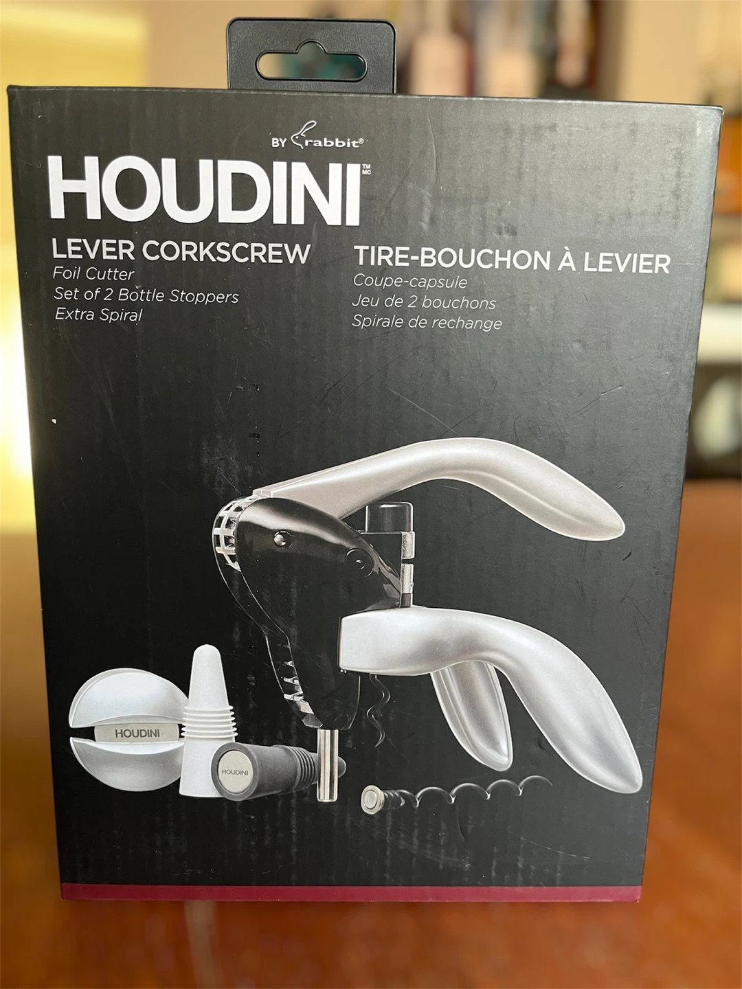 Houdini Lever Corkscrew Set