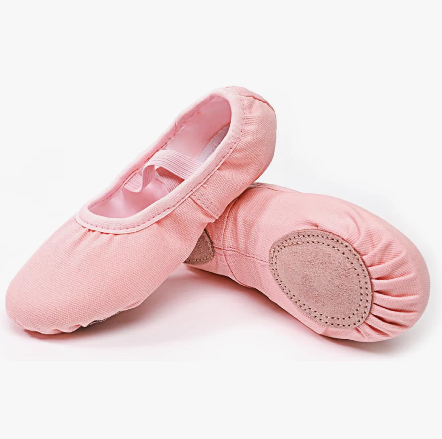 Pink ballet shoes for girls