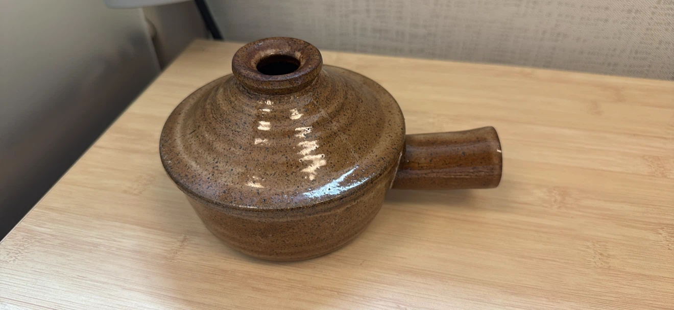 Stoneware Butter Warmer Pot - photo 2