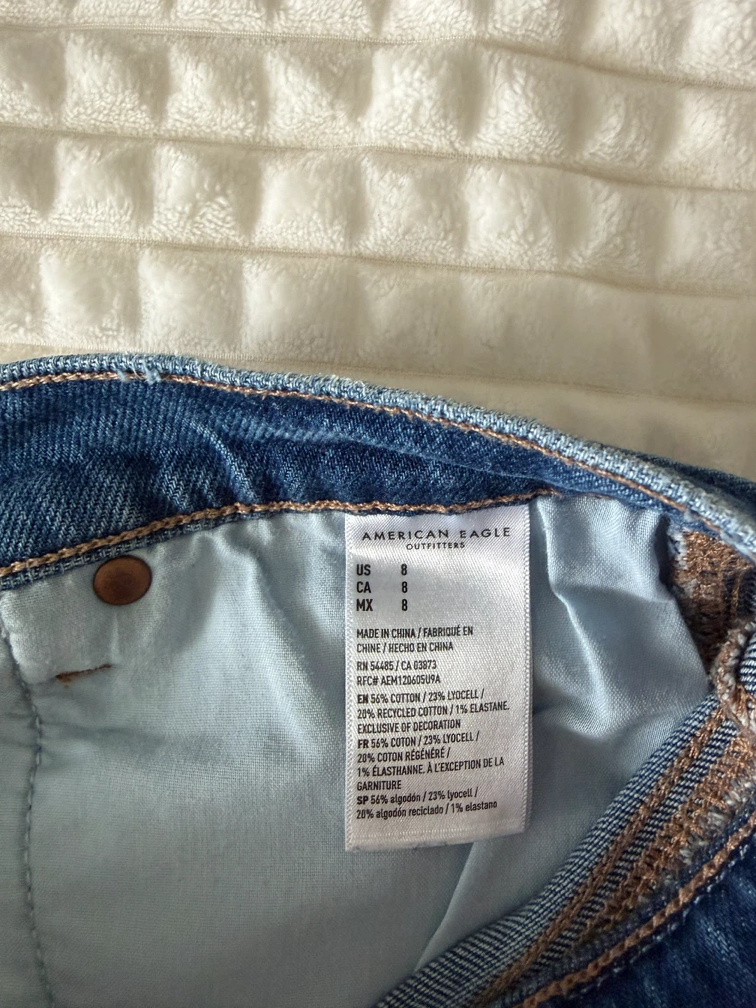 American Eagle denim shorts size 8 - photo 4