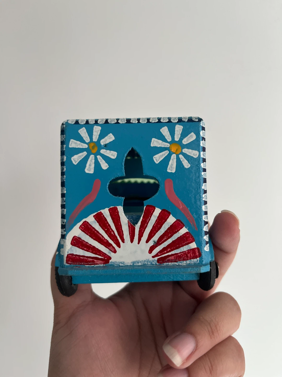 Hand-painted Auto Rickshaw Figurine - photo 4