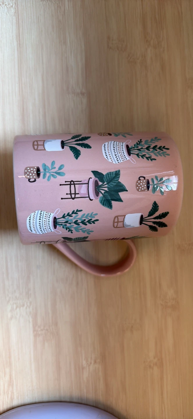 Pink "Proud Plant Mom" Mug