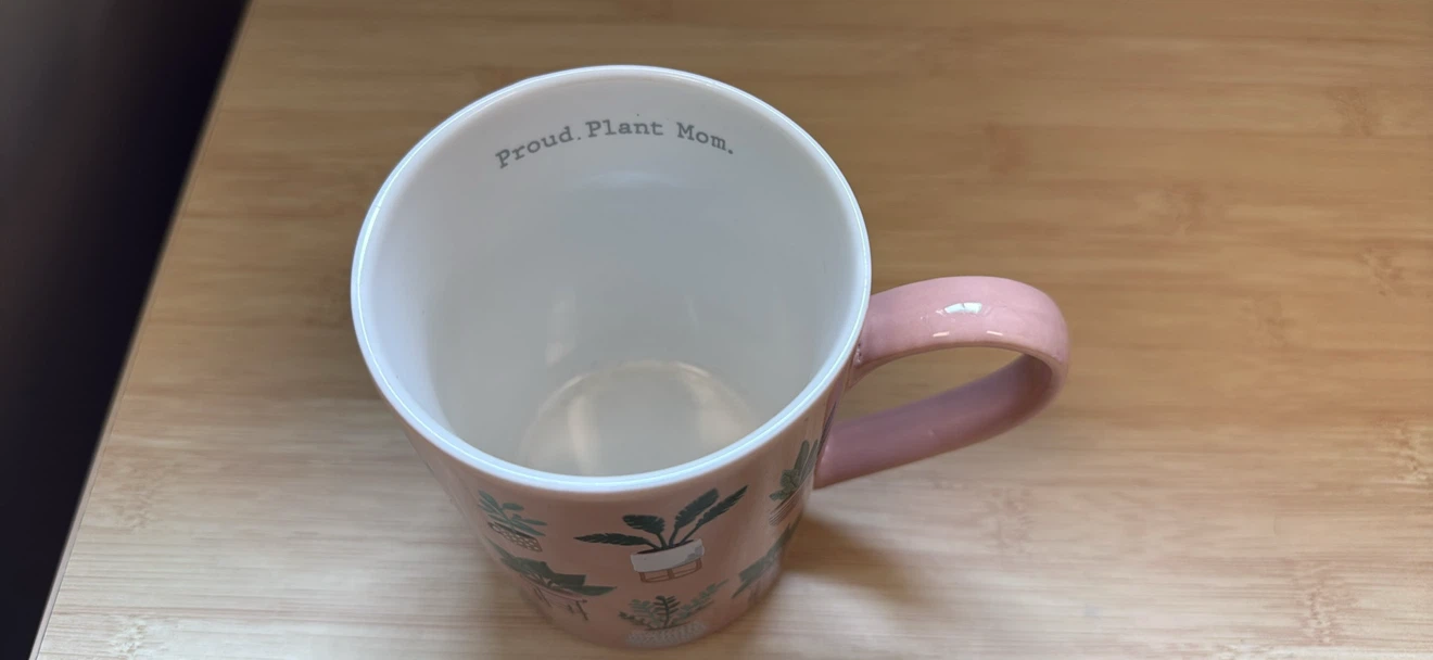 Pink "Proud Plant Mom" Mug - photo 2