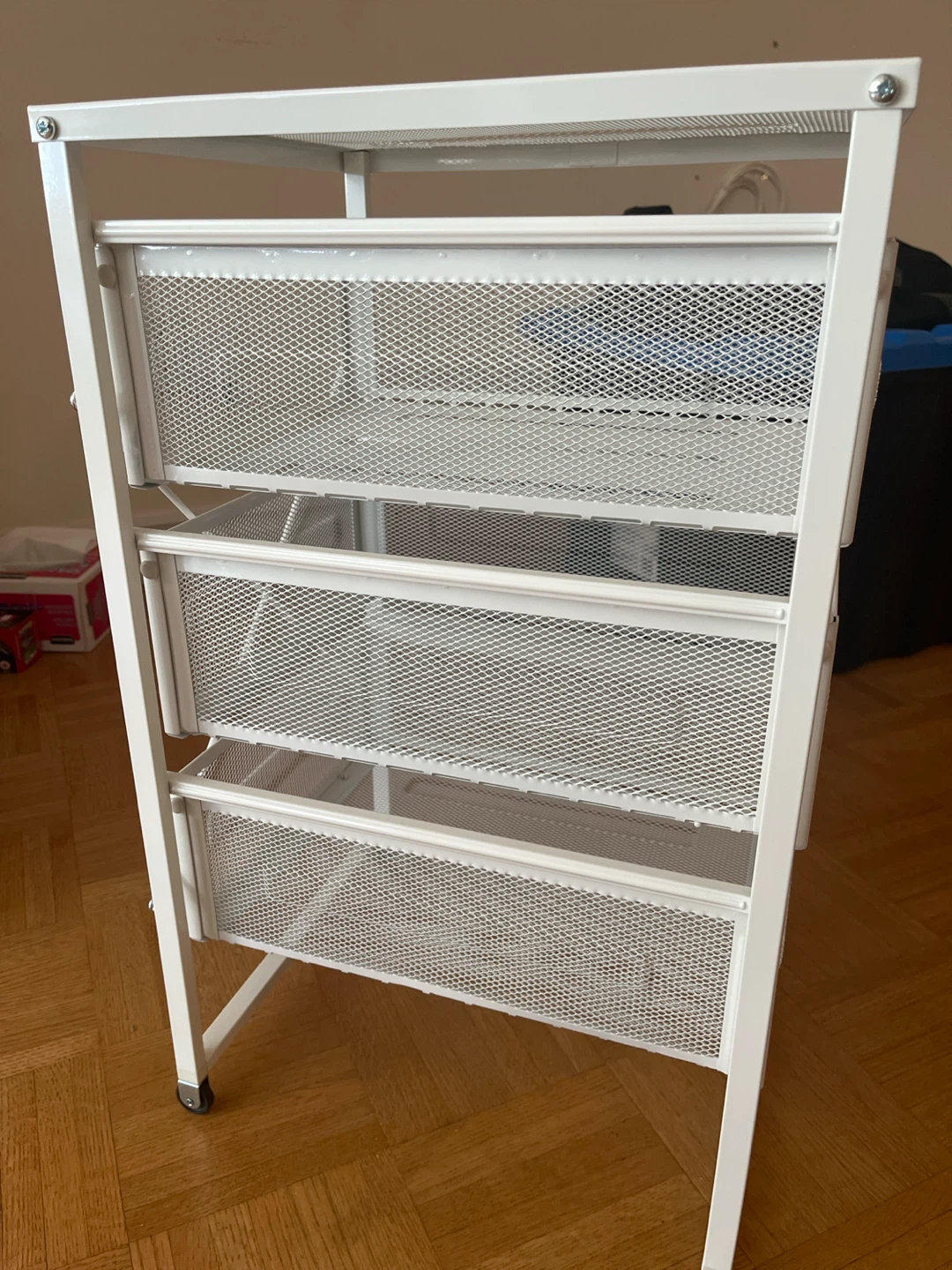 [Move out sale] IKEA White 3-Drawer Storage Cart - photo 2