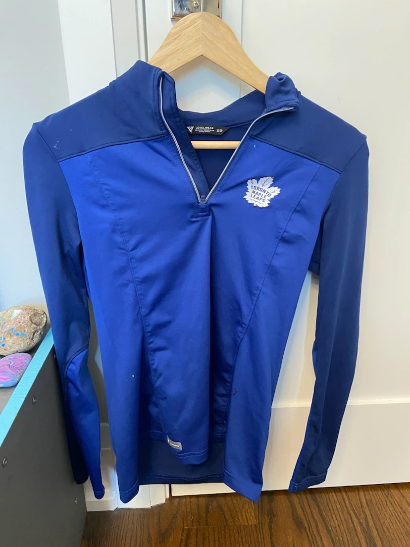 LEVELWEAR Toronto Maple Leafs Quarter-Zip Pullover Shirt XS/TP