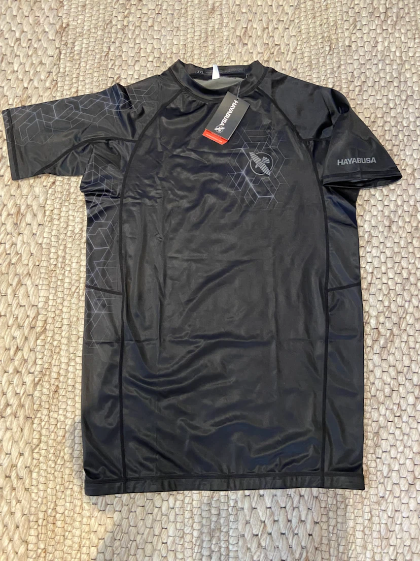 New Hayabusa Geo Short Sleeve Rash Guard Shirt XXL - photo 5