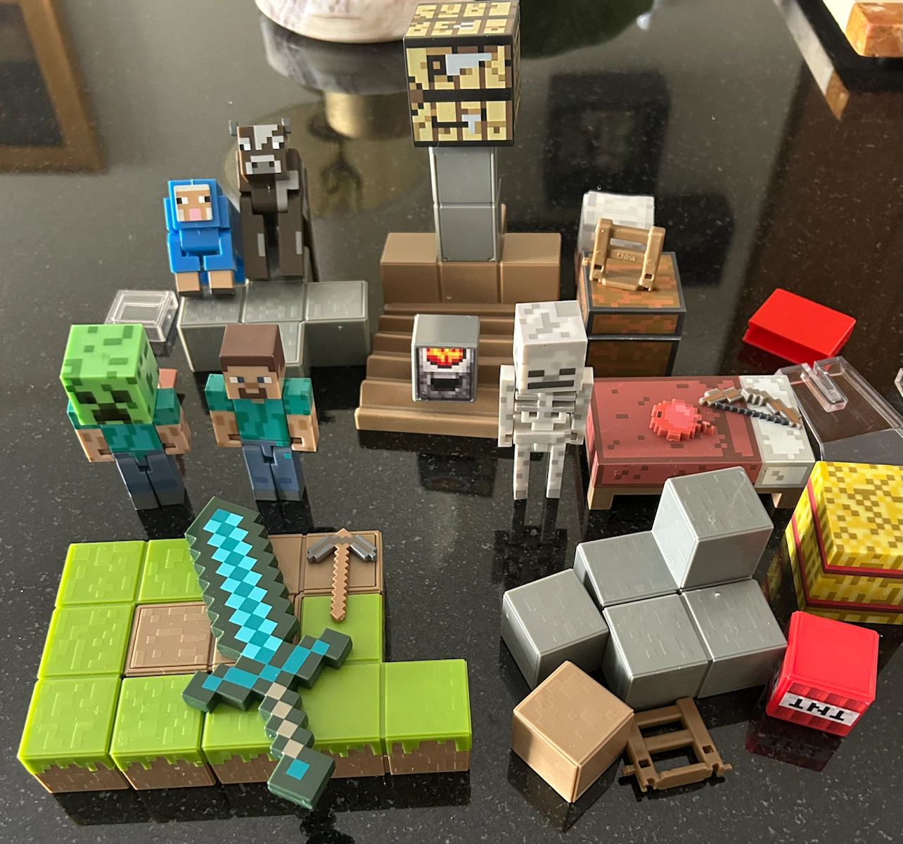 Minecraft Action Figures Lot