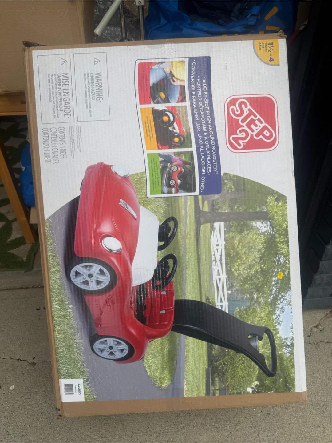 Step2 Side-By-Side Push Around Roadster - Red