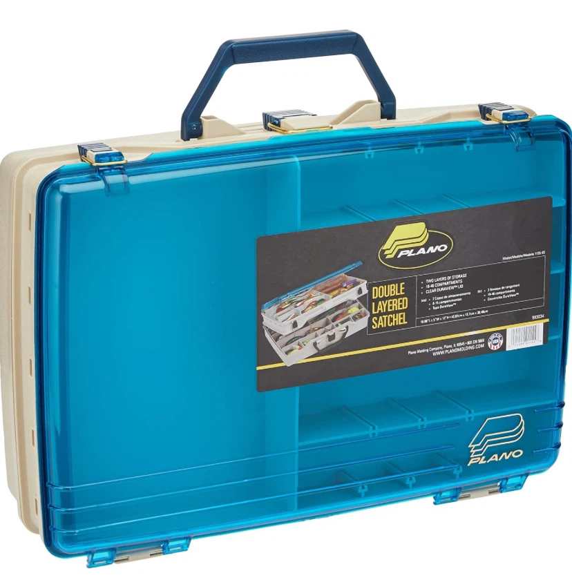 Plano Two-Tier Satchel Box Fishing Tackle Storage