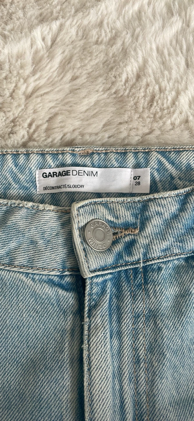 GARAGE DENIM Light Wash Relaxed Fit Jeans Size 07 - photo 3